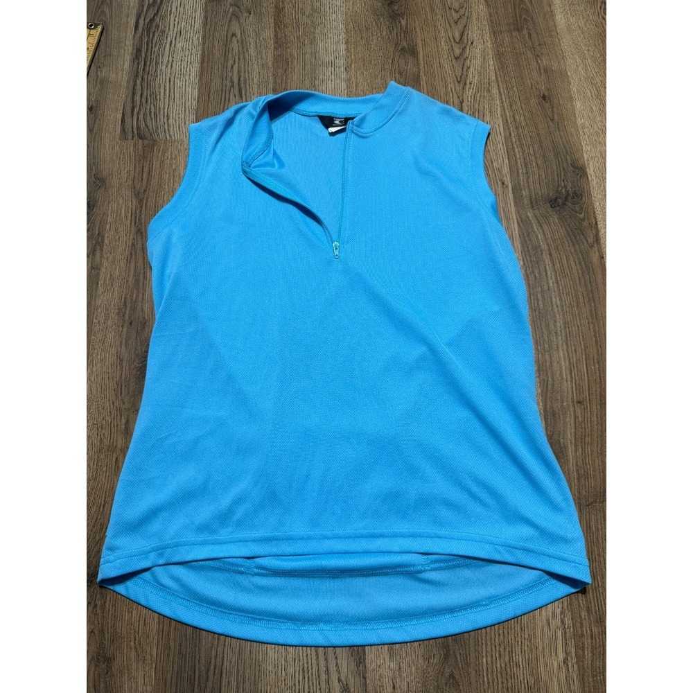 Canari Tank Top, Men's Size Large, Blue, 1/4 Zipper, Sleeveless